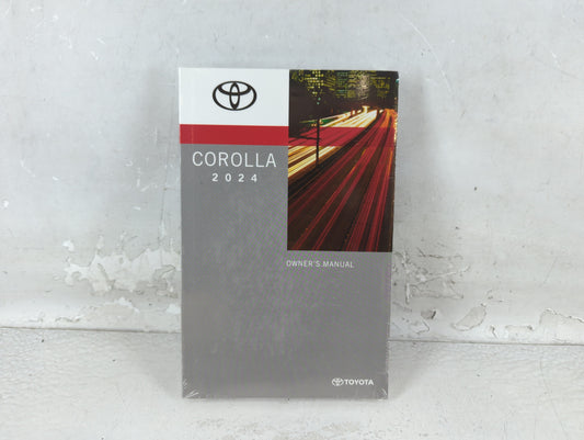 2024 Toyota Corolla Owners Manual Book Guide P/N:01999-02684 OEM Used Auto Parts