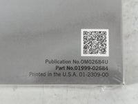 2024 Toyota Corolla Owners Manual Book Guide P/N:01999-02684 OEM Used Auto Parts