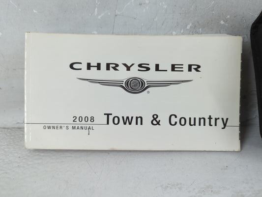 2008 Chrysler Town & Country Owners Manual Book Guide P/N:81-026-0817 OEM Used Auto Parts