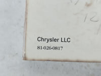 2008 Chrysler Town & Country Owners Manual Book Guide P/N:81-026-0817 OEM Used Auto Parts