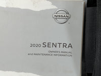2020 Nissan Sentra Owners Manual Book Guide P/N:OM20EM 0B18U0 OEM Used Auto Parts