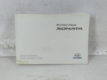 compare product 2013 Hyundai Sonata Owners Manual Book Guide P/N:A3S0-EU28C OEM Used Auto Parts