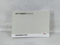 2017 Kia Sorento Owners Manual Book Guide P/N:HXG5-EU68D OEM Used Auto Parts