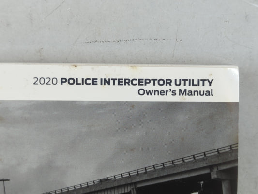 2020 Ford Police Interceptor Utility Owners Manual Book Guide P/N:LL2J 19A321 RB OEM Used Auto Parts