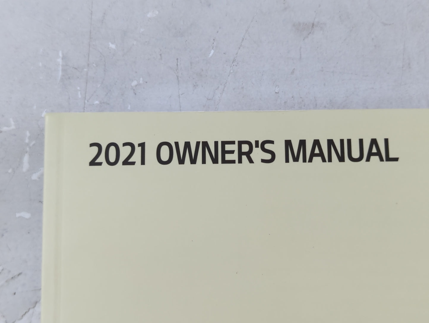 2021 Kia Rio Owners Manual Book Guide P/N:H9S5-EU11A OEM Used Auto Parts