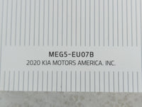 2021 Kia K5 Owners Manual Book Guide P/N:MEG5-EU07B OEM Used Auto Parts