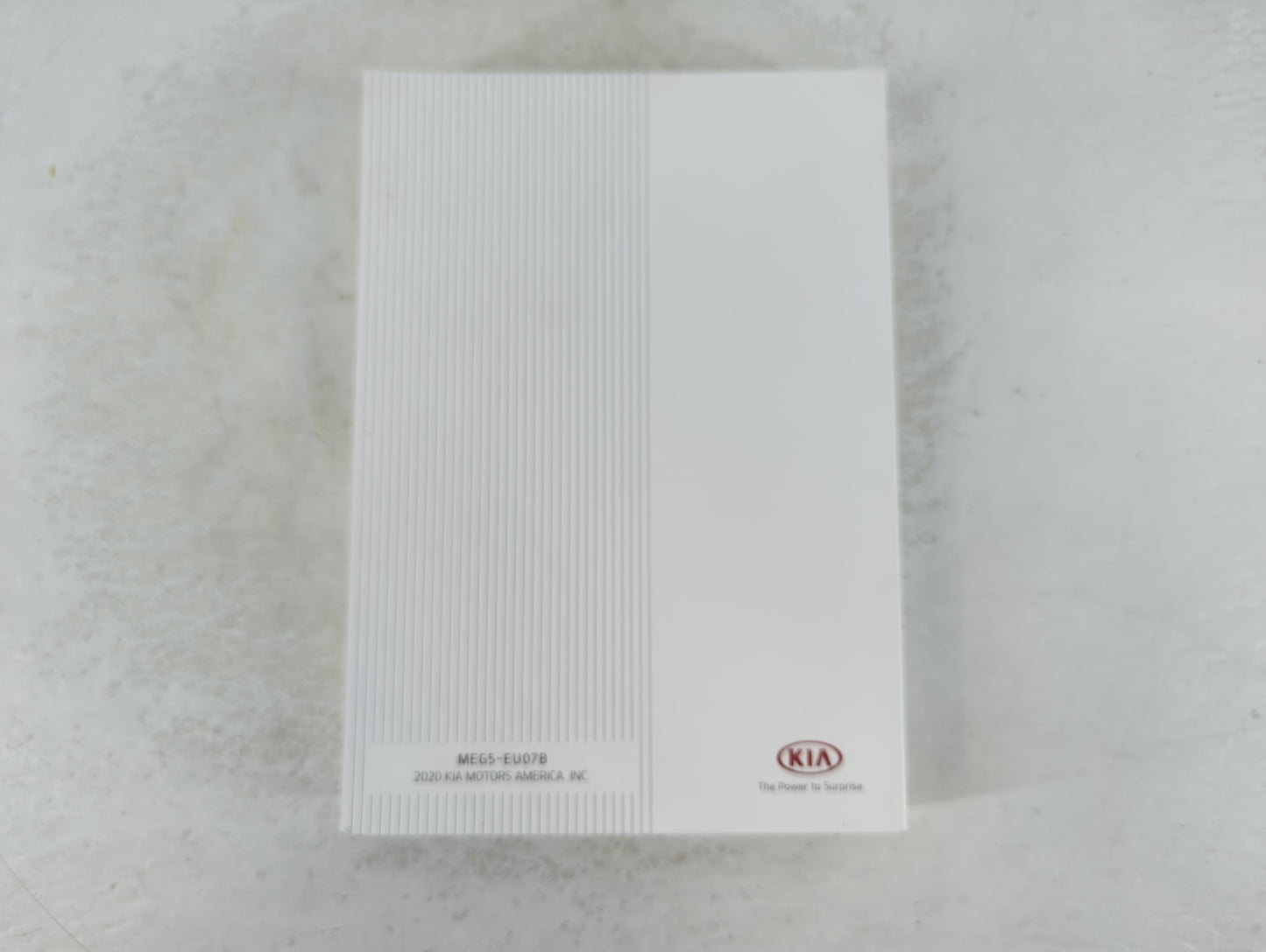 2021 Kia K5 Owners Manual Book Guide P/N:MEG5-EU07B OEM Used Auto Parts