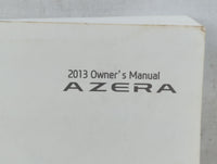 2013 Hyundai Azera Owners Manual Book Guide P/N:A3V0-EU27A OEM Used Auto Parts