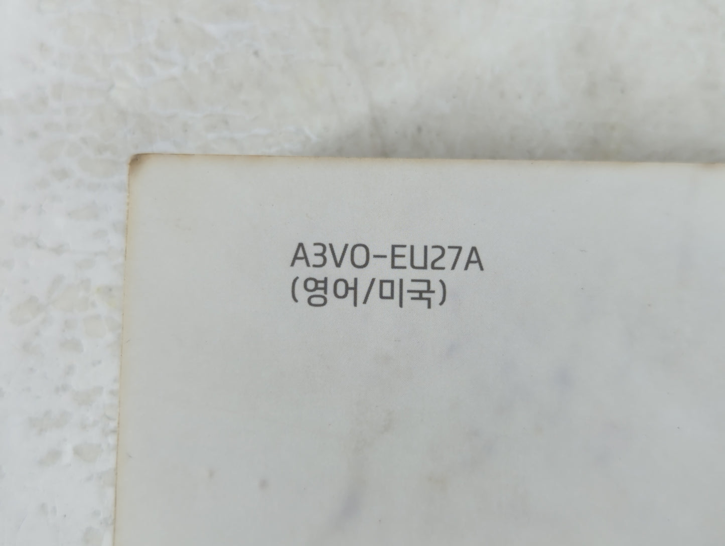 2013 Hyundai Azera Owners Manual Book Guide P/N:A3V0-EU27A OEM Used Auto Parts