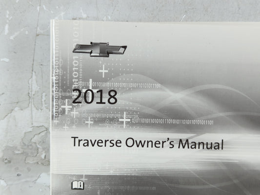 2018 Chevrolet Traverse Owners Manual Book Guide P/N:23168733 A OEM Used Auto Parts
