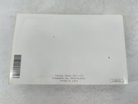 2011 Nissan Altima Owners Manual Book Guide P/N:OM1E 0L32U2 OEM Used Auto Parts