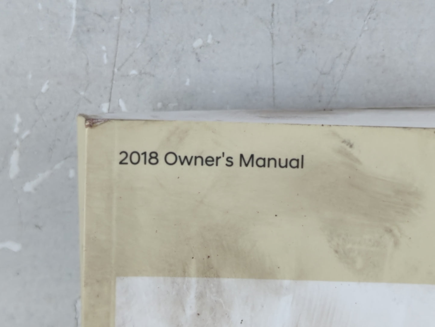 2018 Hyundai Elantra Owners Manual Book Guide P/N:JF3O-EU79E OEM Used Auto Parts