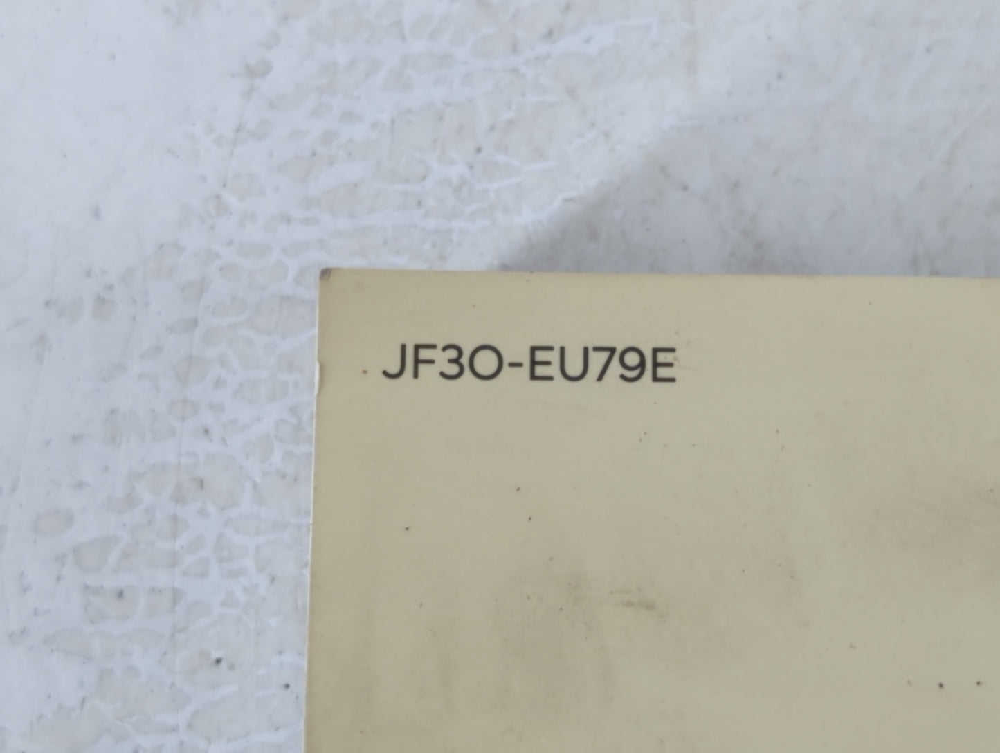 2018 Hyundai Elantra Owners Manual Book Guide P/N:JF3O-EU79E OEM Used Auto Parts