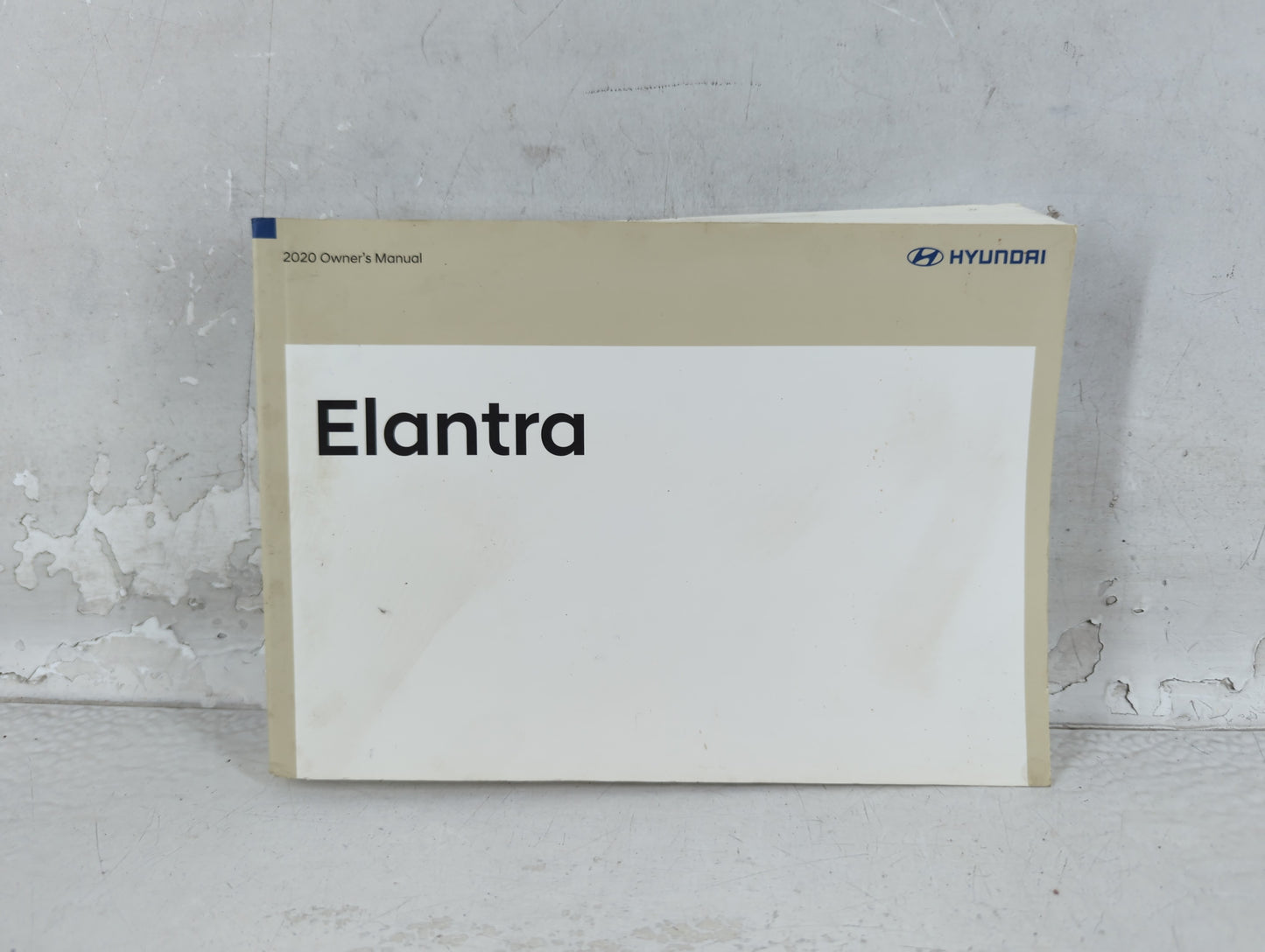 2020 Hyundai Elantra Owners Manual Book Guide P/N:KF2O-EU99D OEM Used Auto Parts