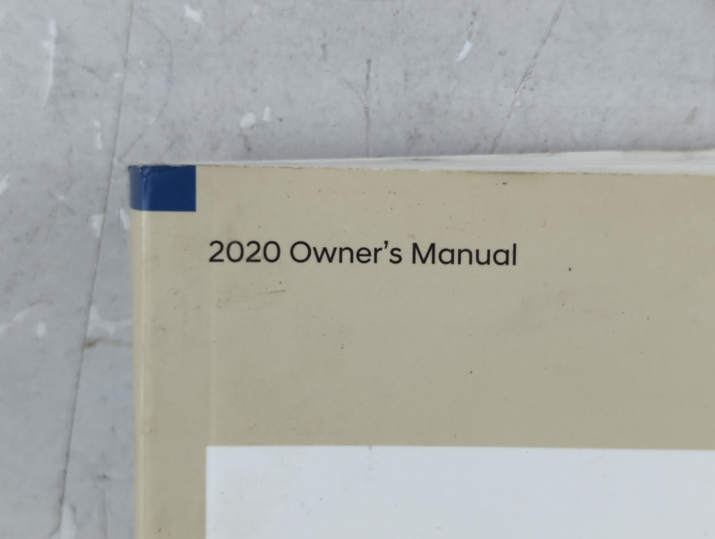 2020 Hyundai Elantra Owners Manual Book Guide P/N:KF2O-EU99D OEM Used Auto Parts