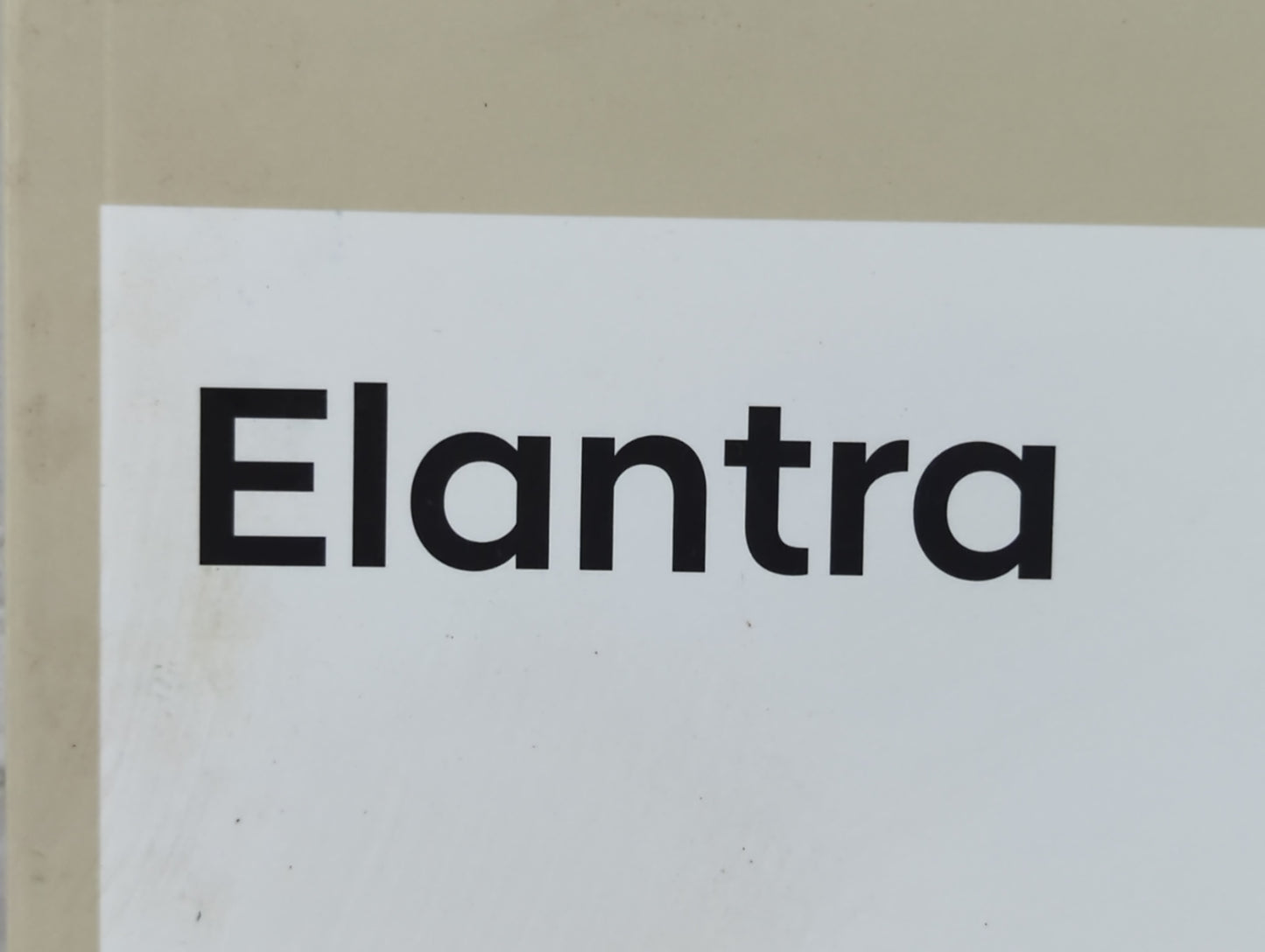 2020 Hyundai Elantra Owners Manual Book Guide P/N:KF2O-EU99D OEM Used Auto Parts