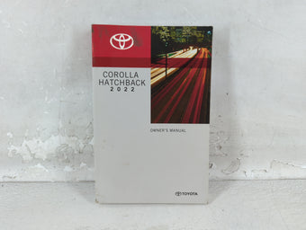compare product 2022 Toyota Corolla Owners Manual Book Guide P/N:01999-12Q05 OEM Used Auto Parts