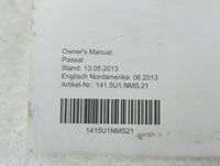 2016 Volkswagen Passat Owners Manual Book Guide P/N:1415U1NMS21 OEM Used Auto Parts