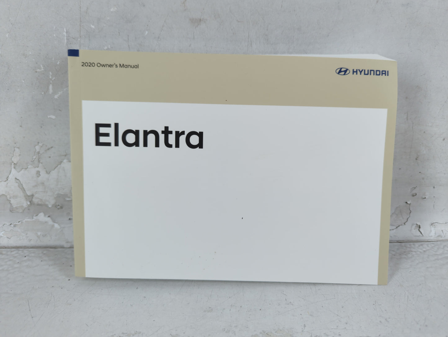 2020 Hyundai Elantra Owners Manual Book Guide P/N:KF2O-EU95C OEM Used Auto Parts