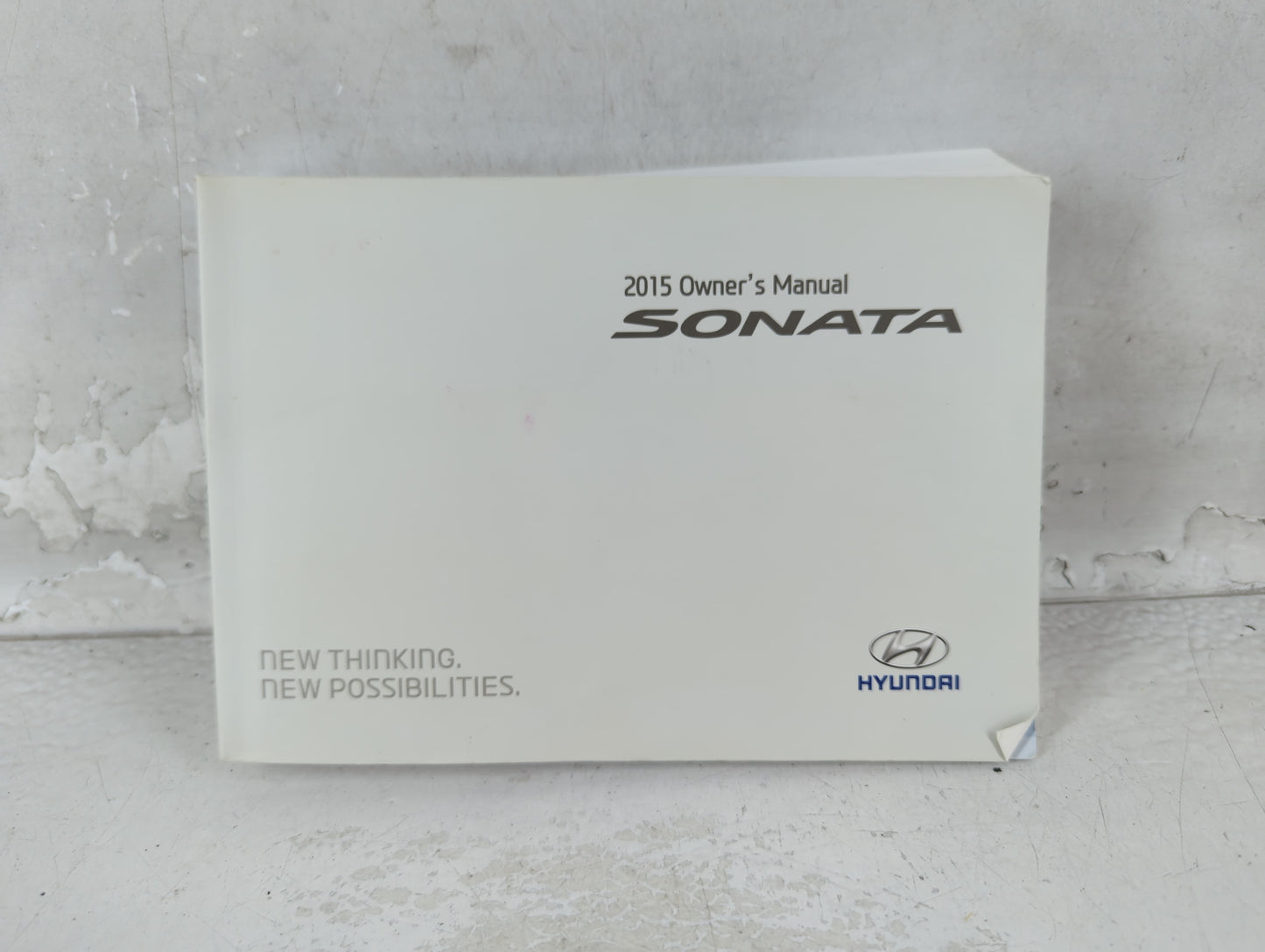 2015 Hyundai Sonata Owners Manual Book Guide P/N:FC10-EU45A OEM Used Auto Parts