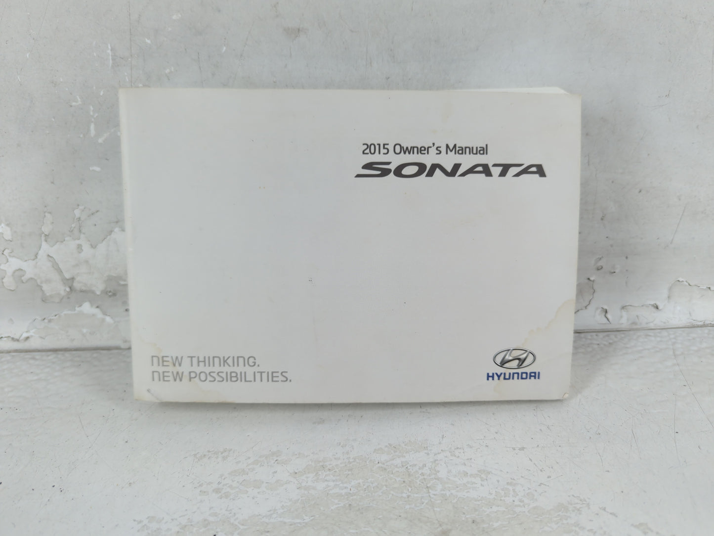 2015 Hyundai Sonata Owners Manual Book Guide P/N:FC10-EU51I OEM Used Auto Parts