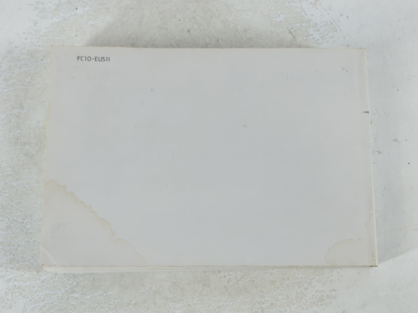 2015 Hyundai Sonata Owners Manual Book Guide P/N:FC10-EU51I OEM Used Auto Parts