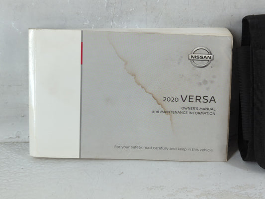 2020 Nissan Versa Owners Manual Book Guide P/N:OM20EM 0N18U1 OEM Used Auto Parts