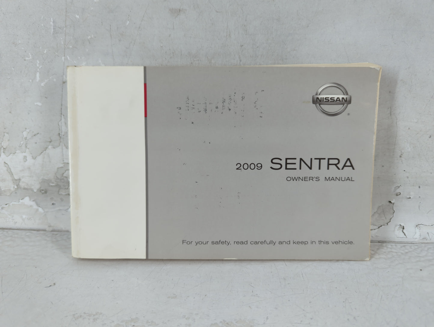 2009 Nissan Sentra Owners Manual Book Guide P/N:OM9E-0B16U0 OEM Used Auto Parts