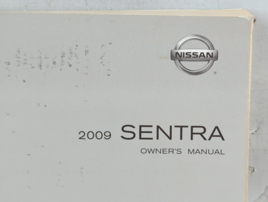 2009 Nissan Sentra Owners Manual Book Guide P/N:OM9E-0B16U0 OEM Used Auto Parts
