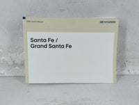 2018 Hyundai Santa Fe Owners Manual Book Guide P/N:IB8O-EU74A OEM Used Auto Parts