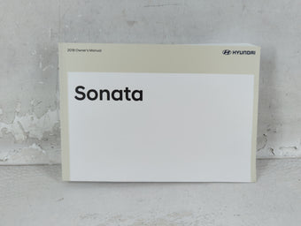 compare product 2018 Hyundai Sonata Owners Manual Book Guide P/N:JC1O-EU79C OEM Used Auto Parts