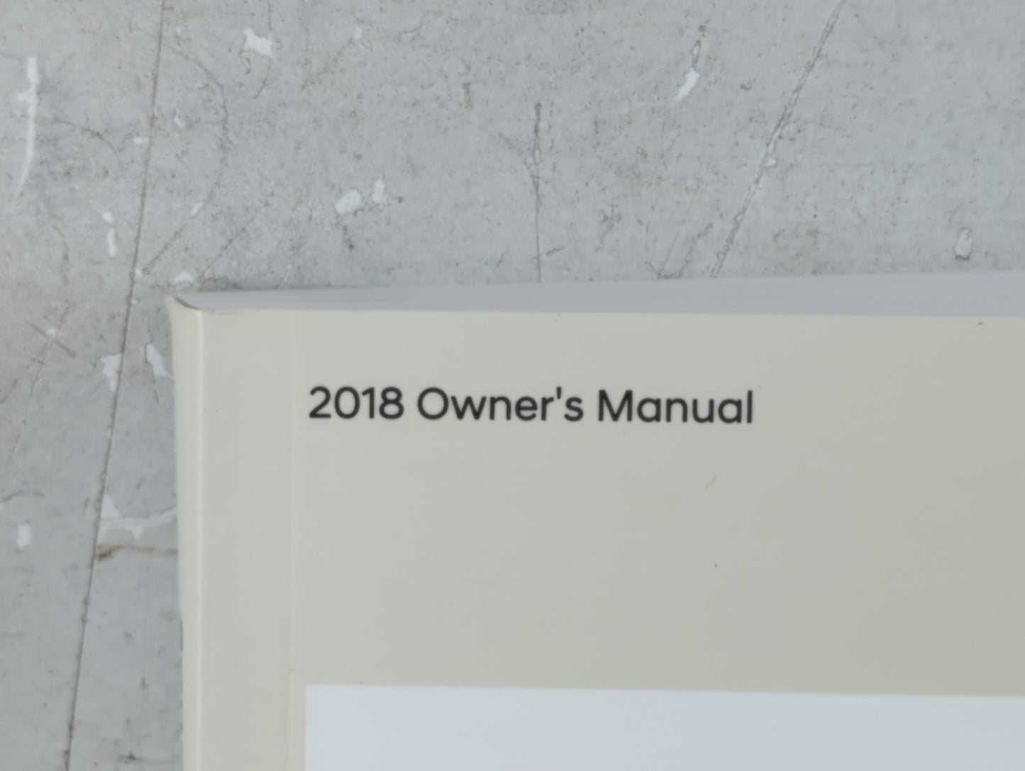 2018 Hyundai Sonata Owners Manual Book Guide P/N:JC1O-EU79C OEM Used Auto Parts