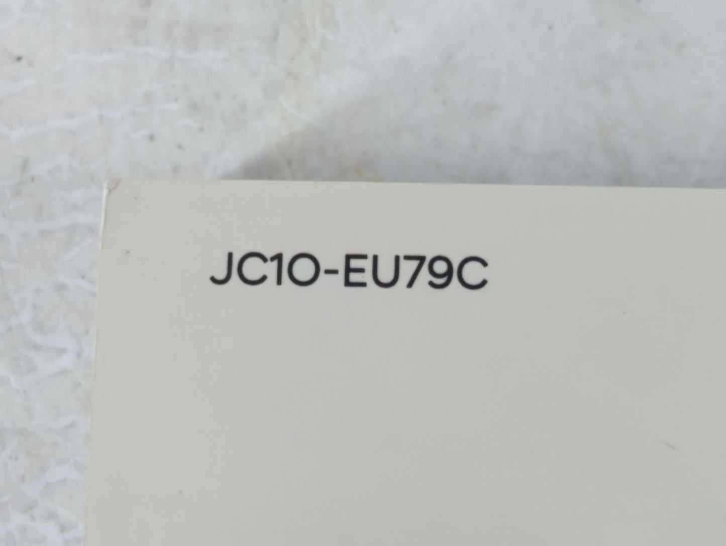 2018 Hyundai Sonata Owners Manual Book Guide P/N:JC1O-EU79C OEM Used Auto Parts