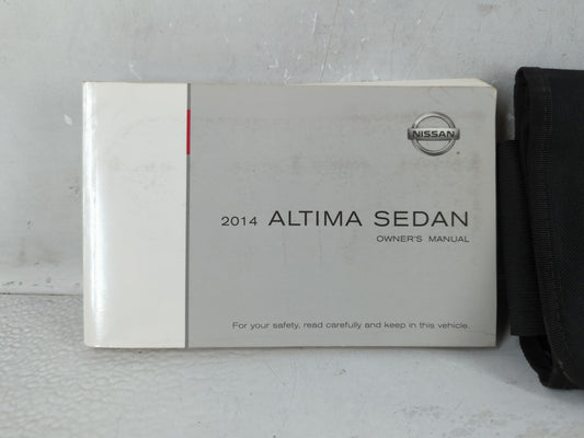 2014 Nissan Altima Owners Manual Book Guide P/N:OM14E 0L33U0 OEM Used Auto Parts