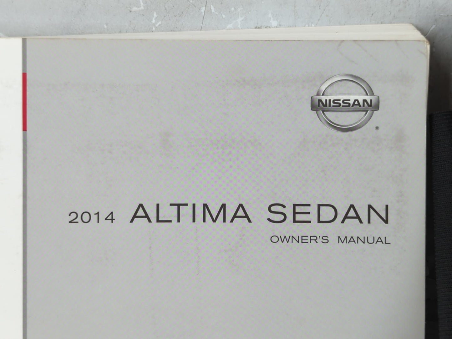2014 Nissan Altima Owners Manual Book Guide P/N:OM14E 0L33U0 OEM Used Auto Parts