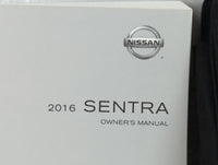 2016 Nissan Sentra Owners Manual Book Guide P/N:OM16EM 0B17U0 OEM Used Auto Parts