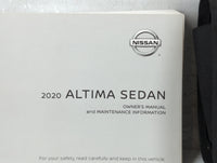 2020 Nissan Altima Owners Manual Book Guide P/N:OM20EA 0L34U2 OEM Used Auto Parts