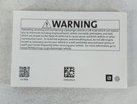 2018 Chevrolet Impala Owners Manual Book Guide P/N:23401256 OEM Used Auto Parts