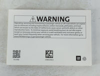 2018 Chevrolet Impala Owners Manual Book Guide P/N:23401256 OEM Used Auto Parts