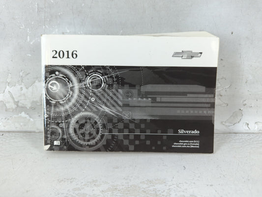 2016 Chevrolet Silverado Owners Manual Book Guide P/N:23133519 B OEM Used Auto Parts