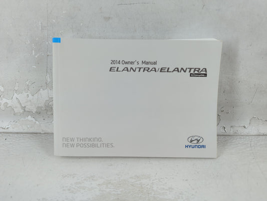 2014 Hyundai Elantra Owners Manual Book Guide P/N:E3X0-EU3NB OEM Used Auto Parts