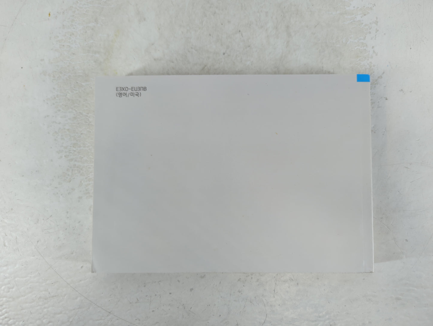 2014 Hyundai Elantra Owners Manual Book Guide P/N:E3X0-EU3NB OEM Used Auto Parts