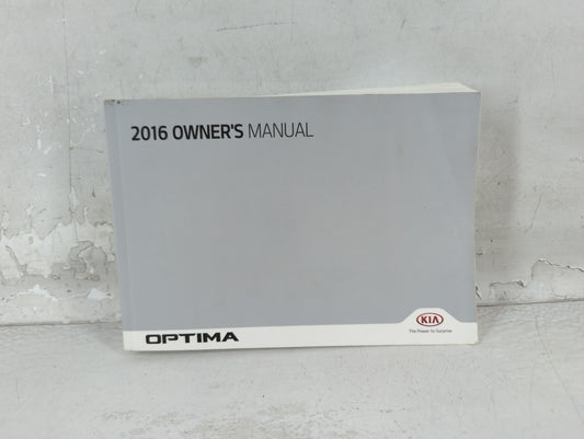 2016 Kia Optima Owners Manual Book Guide P/N:GDG5-EU65E OEM Used Auto Parts