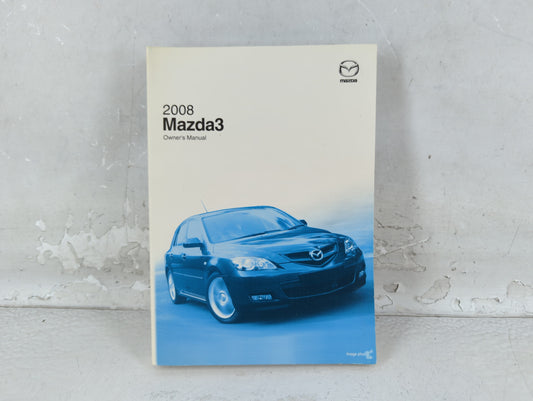 2008 Mazda 3 Owners Manual Book Guide P/N:9999-95-038C-08R1 OEM Used Auto Parts