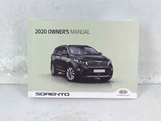 2020 Kia Sorento Owners Manual Book Guide P/N:LXG5-EU98B OEM Used Auto Parts