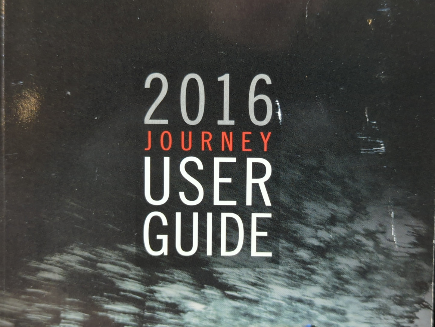 2016 Dodge Journey Owners Manual Book Guide P/N:16JC49-926-AA OEM Used Auto Parts