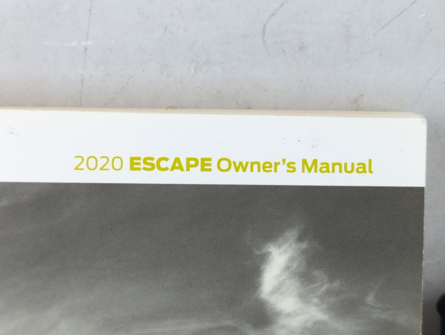 2020 Ford Escape Owners Manual Book Guide P/N:LJ519A321 AA OEM Used Auto Parts