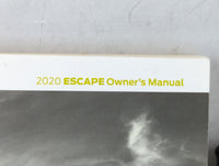 2020 Ford Escape Owners Manual Book Guide P/N:LJ519A321 AA OEM Used Auto Parts
