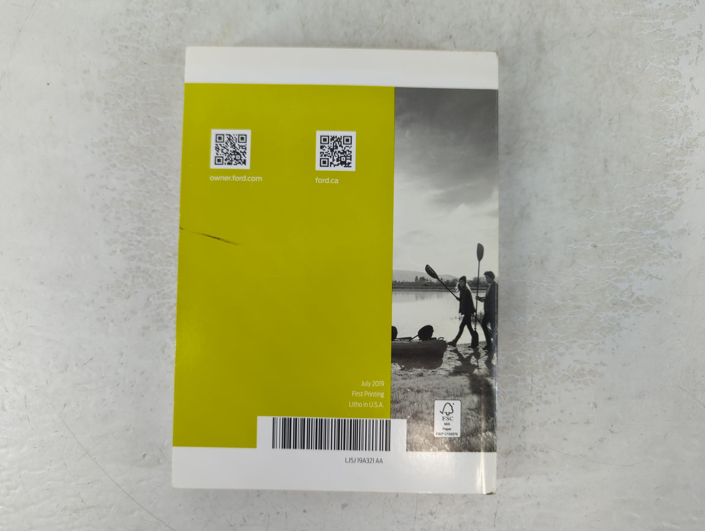 2020 Ford Escape Owners Manual Book Guide P/N:LJ519A321 AA OEM Used Auto Parts