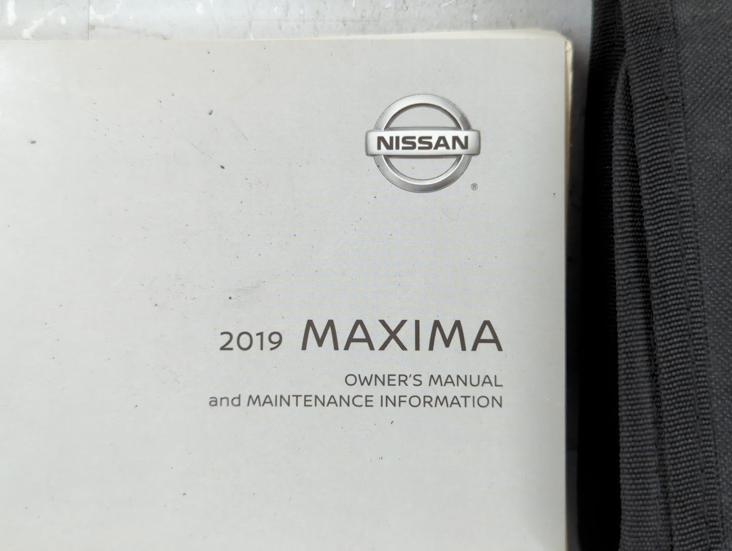 2019 Nissan Maxima Owners Manual Book Guide P/N:OM19EA 0A36U0 OEM Used Auto Parts